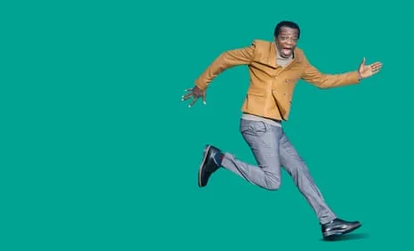 The Comedian Stephen K Amos: ‘My Feet Are a Disaster’ and They’re Attached to the Skinniest Limbs Anyone Has Seen.